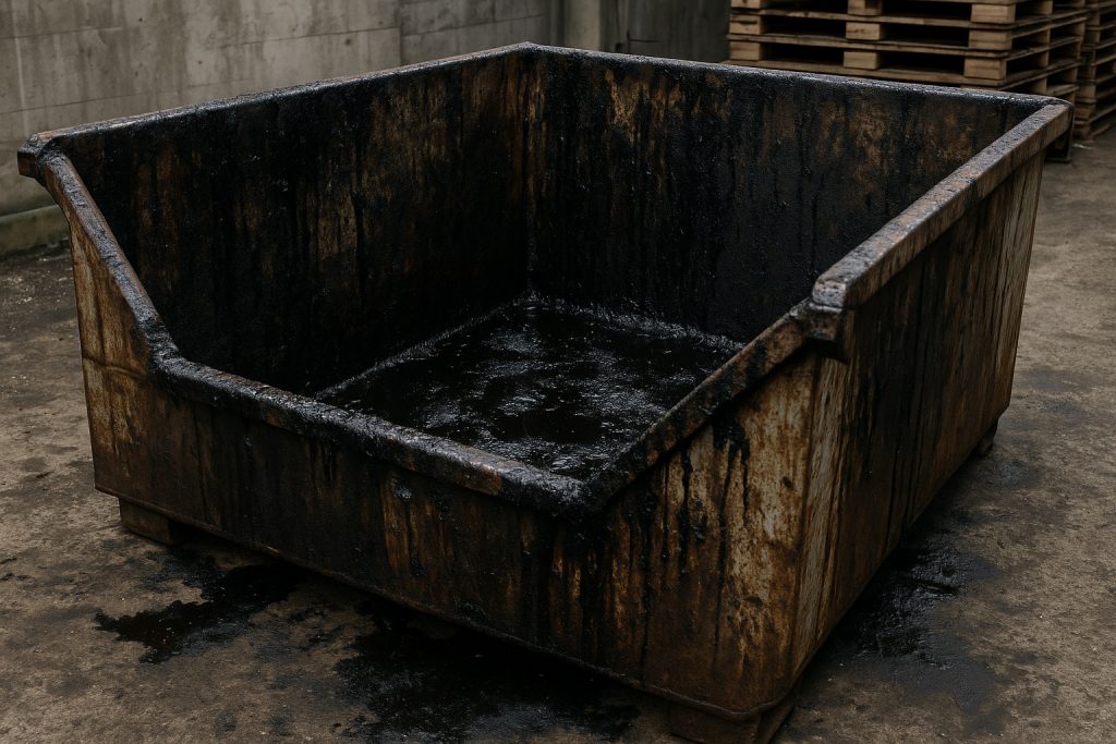 Утилизация упаковки, загрязненной нефтепродуктами