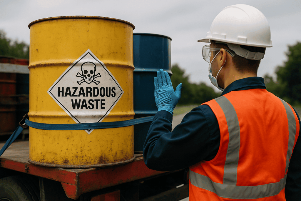 Меры безопасности при транспортировке химических отходов