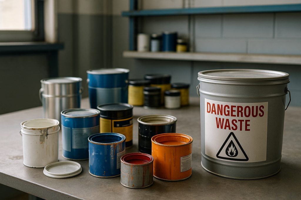 Утилизация лакокрасочных материалов и покрытий как химических отходов
