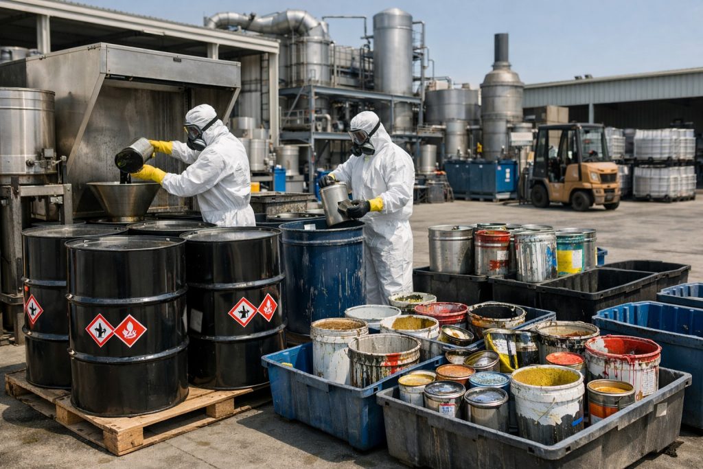 Утилизация лакокрасочных материалов: риски и безопасные методы