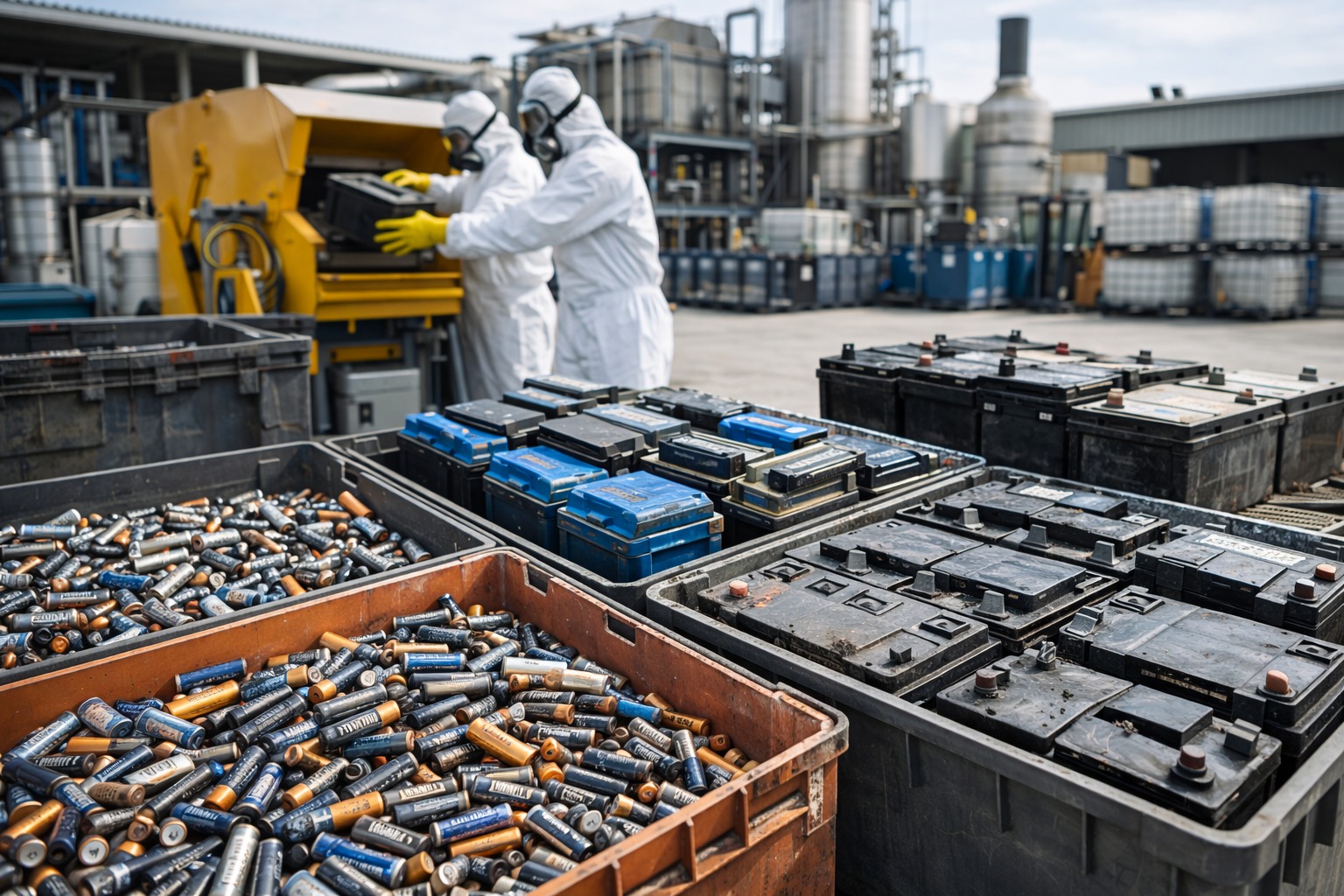 Утилизация аккумуляторов и батарей: от бытовых до промышленных